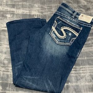 Silver Aiko baby bootcut jeans sz 34